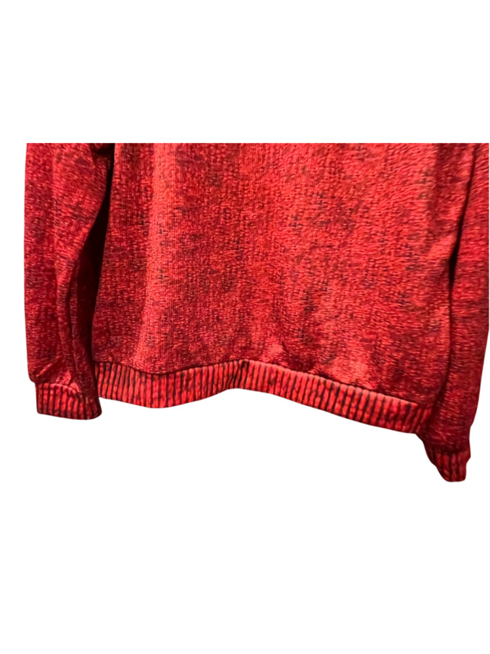 Ugly Christmas Sweater XL Cat Riding T-Rex Santa Funny Holiday Sweatshirt Red - Picture 7 of 7